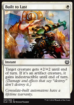 Built to Last - Kaladesh (Common) [KLD-7] Imagen principal del producto