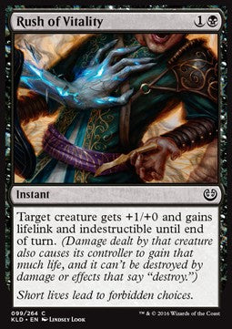 Rush of Vitality - Kaladesh (Common) [KLD-99] Imagen principal del producto