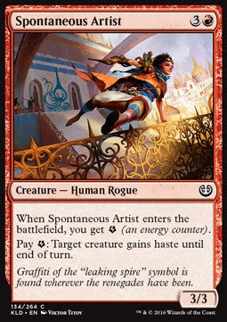 Spontaneous Artist - Kaladesh (Common) [KLD-134] Imagen principal del producto