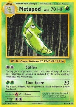 Metapod - Evolutions (Uncommon) [EVO-4] Main image