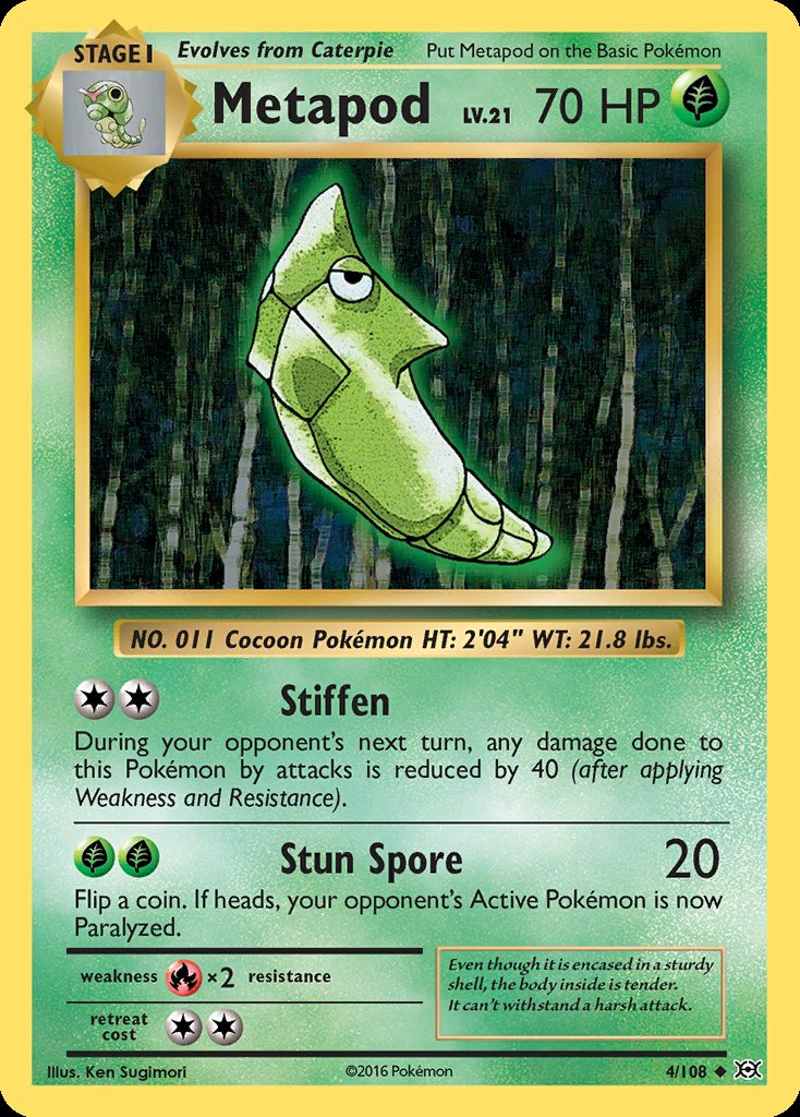 Metapod - Evolutions (Uncommon) [EVO-4] Imagen principal del producto