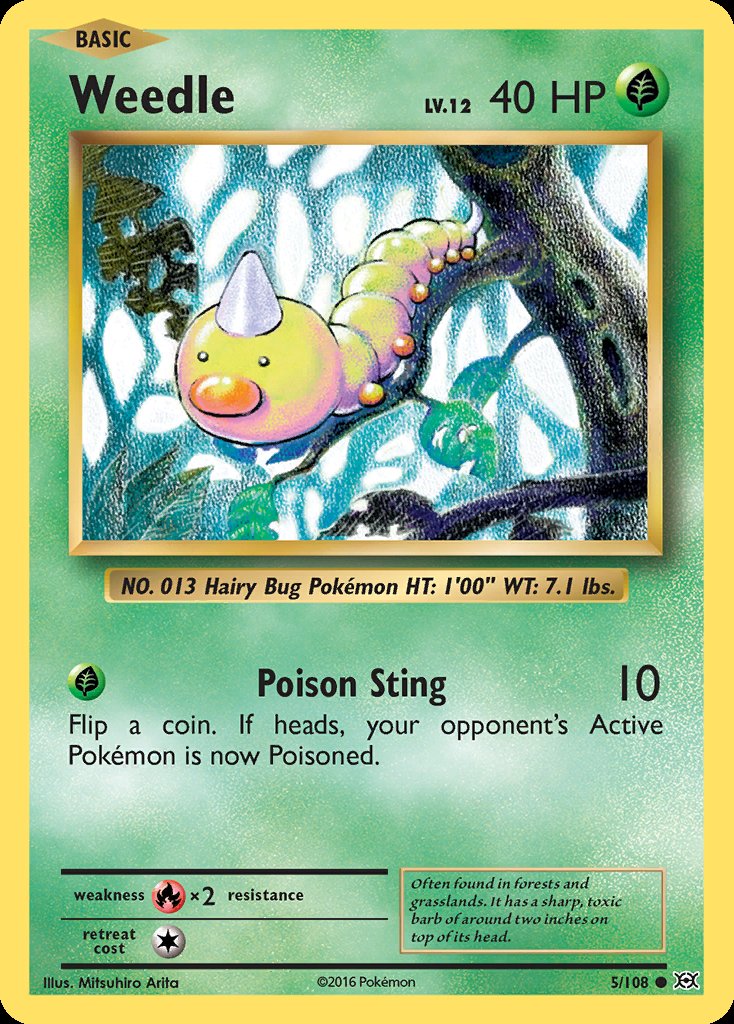 Weedle - Evolutions (Common) [EVO-5] Hoofdafbeelding