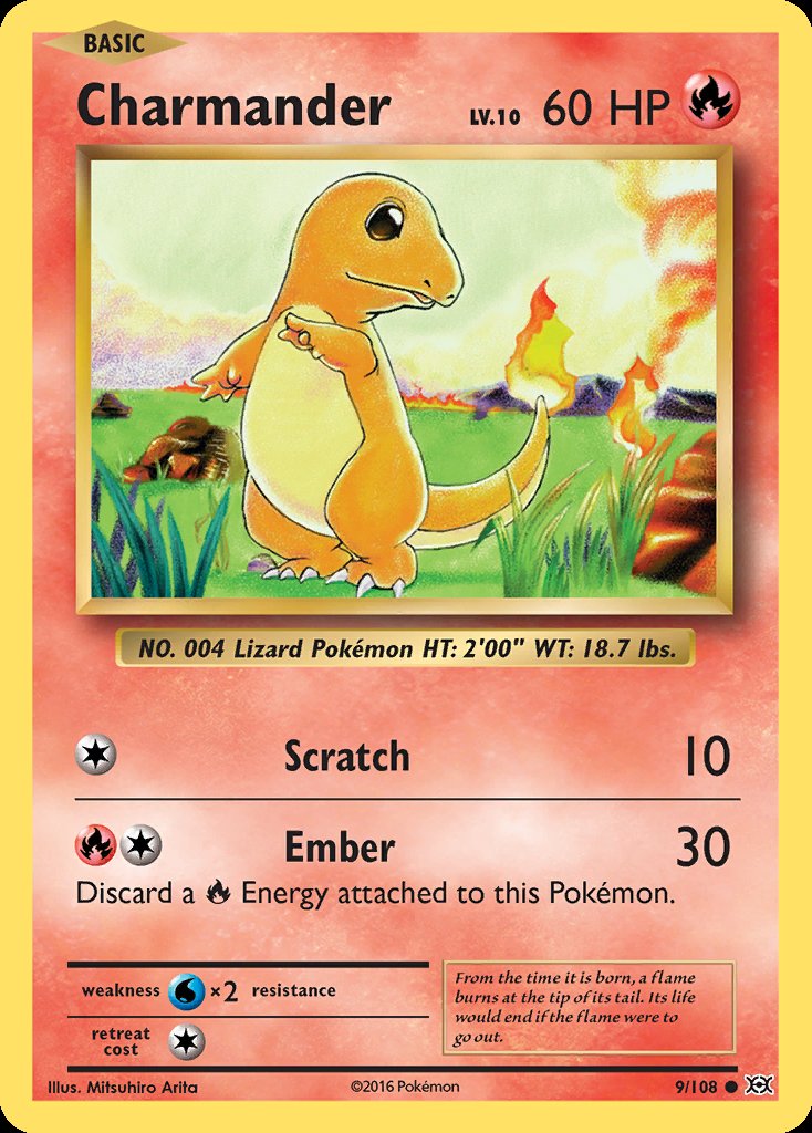Charmander - Evolutions (Common) [EVO-9] Hoofdafbeelding