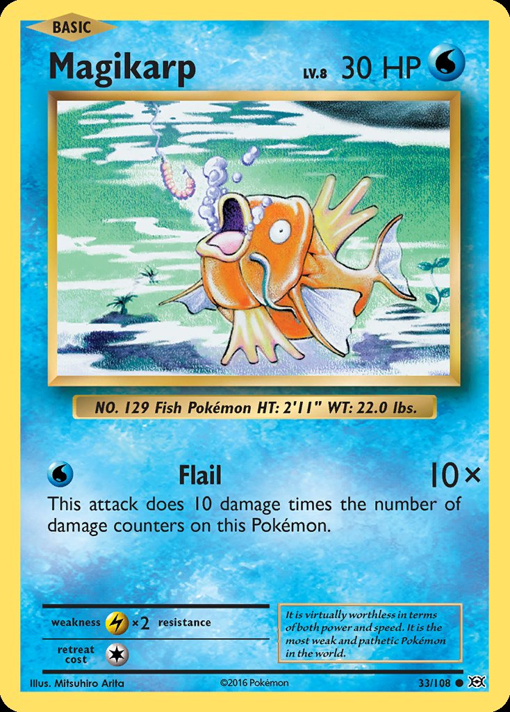 Magikarp - Evolutions (Common) [EVO-33] Image principale du produit