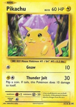 Pikachu - Evolutions (Common) [EVO-35] Immagine principale del prodotto