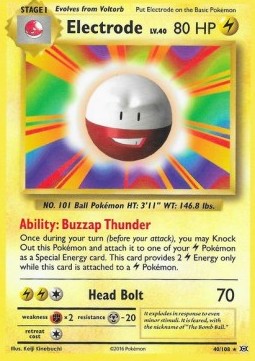 Electrode - Evolutions (Rare) [EVO-40] Hover Image