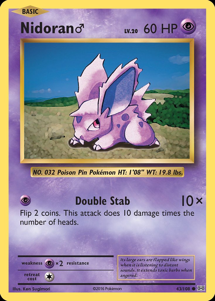 Nidoran ♂ - Evolutions (Common) [EVO-43] Immagine principale del prodotto