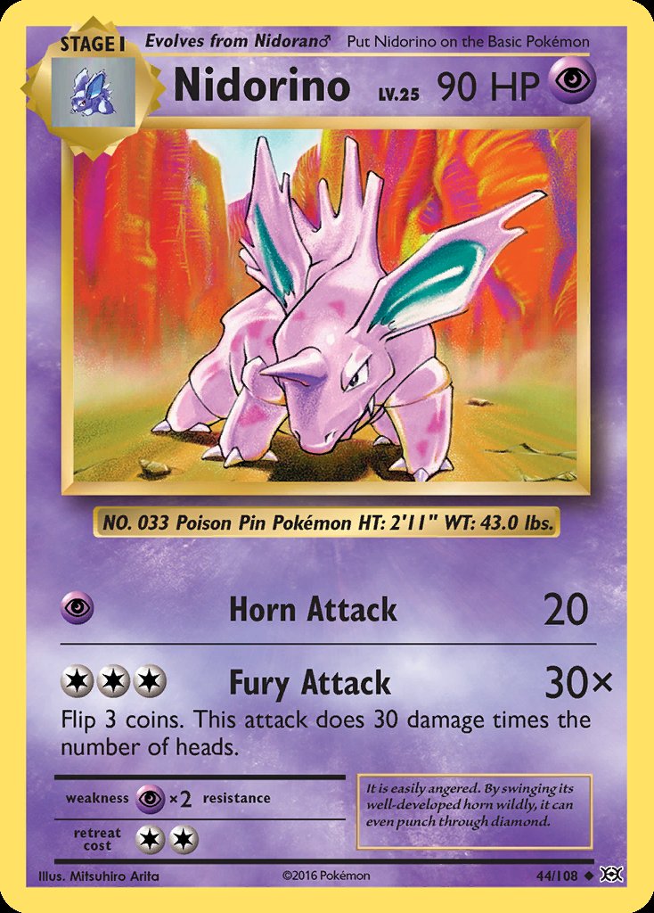 Nidorino - Evolutions (Uncommon) [EVO-44] Imagen principal del producto