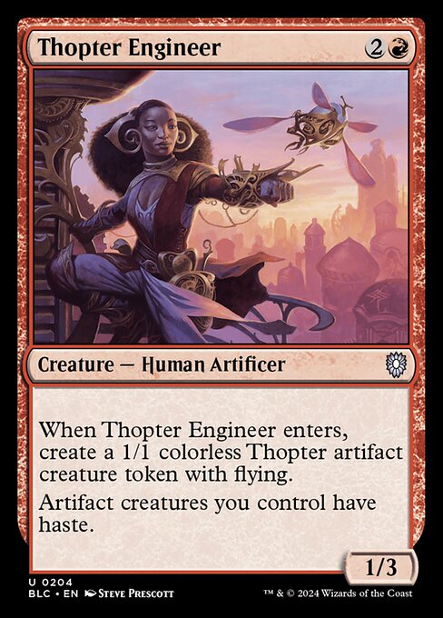 Thopter Engineer – Bloomburrow Commander (BLC-204) Magic: The Gathering card | LC-REM-20260804-15151542370636-2933e3df-0cba-4e4b-87f9-70e56093da91