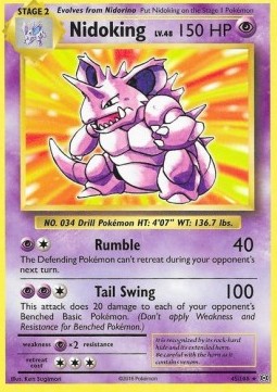 Nidoking - Evolutions (Holo Rare) [EVO-45] Immagine principale del prodotto