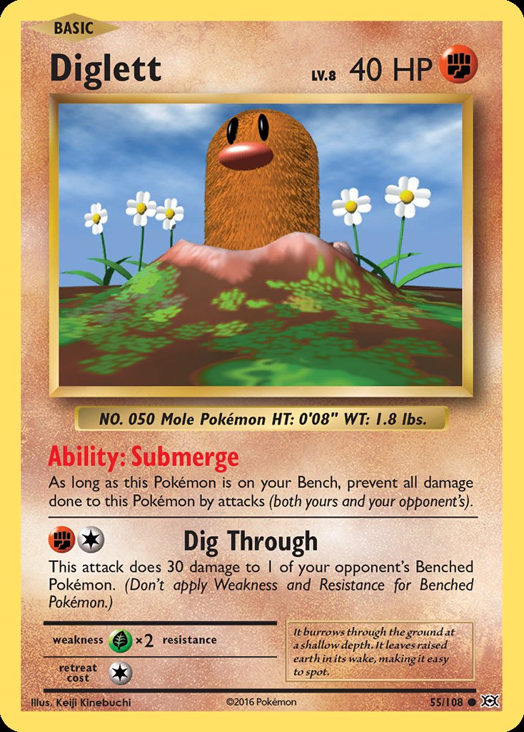 Diglett - Evolutions (Common) [EVO-55] Hoofdafbeelding
