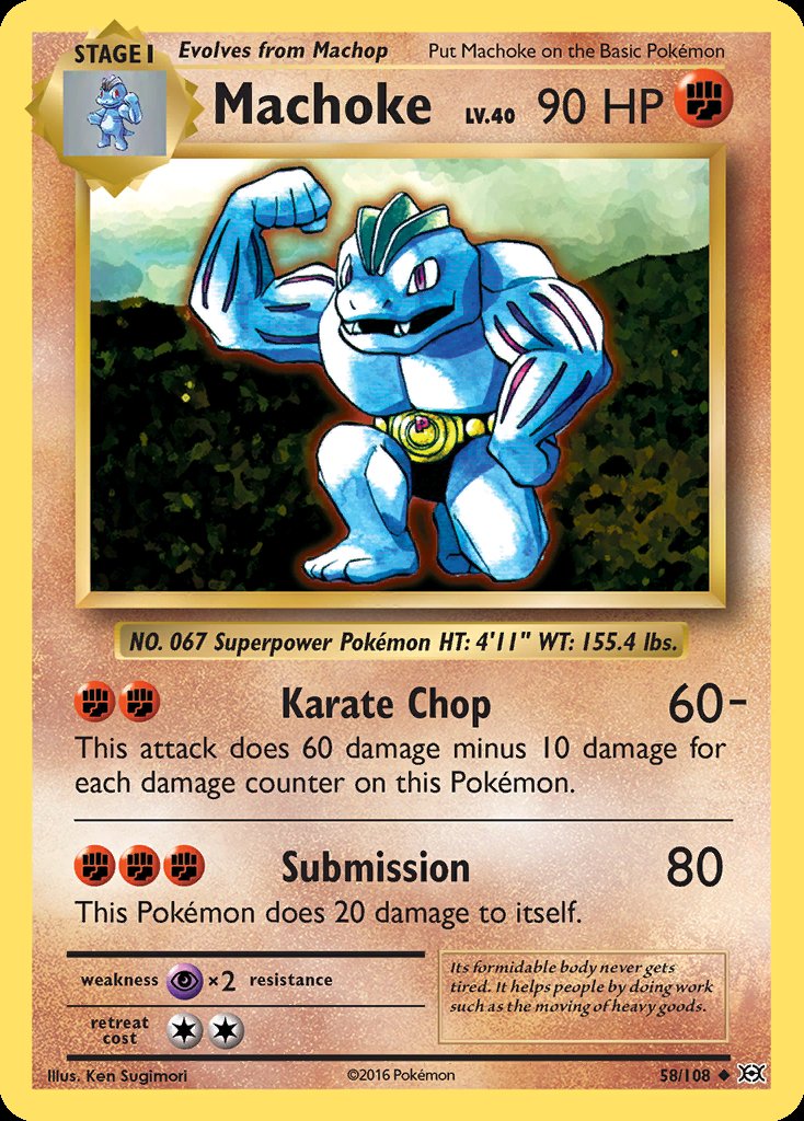 Machoke - Evolutions (Uncommon) [EVO-58] Hoofdafbeelding