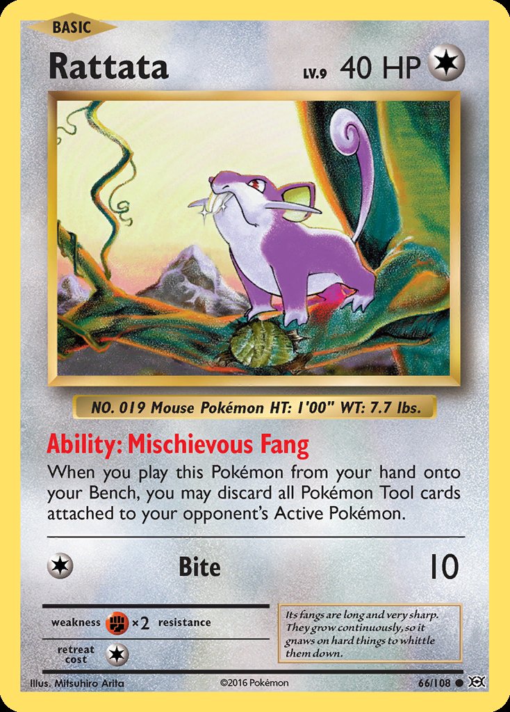 Rattata - Evolutions (Common) [EVO-66] Hoofdafbeelding