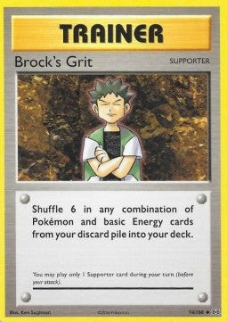 Brock's Grit - Evolutions (Uncommon) [EVO-74]