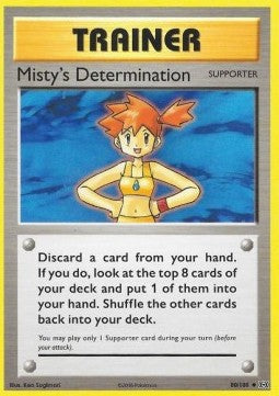 Misty's Determination - Evolutions (Uncommon) [EVO-80] Main image