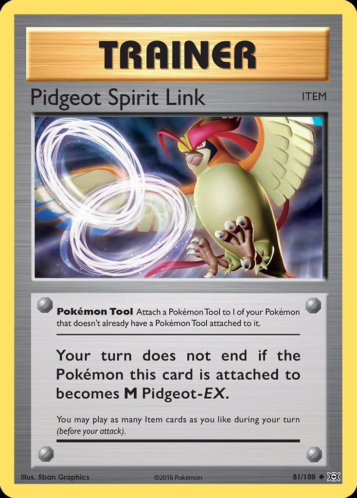 Pidgeot Spirit Link - Evolutions (Uncommon) [EVO-81] Hoofdafbeelding
