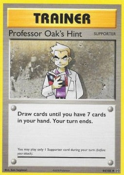 Professor Oak's Hint - Evolutions (Uncommon) [EVO-84] Main image