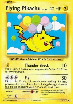 Flying Pikachu - Evolutions (Secret Rare) [EVO-110] Main image