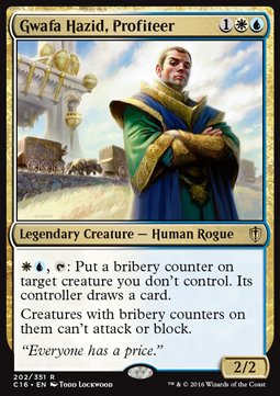 Gwafa Hazid, Profiteer - Commander 2016 (Rare) [C16-202] Hauptbild