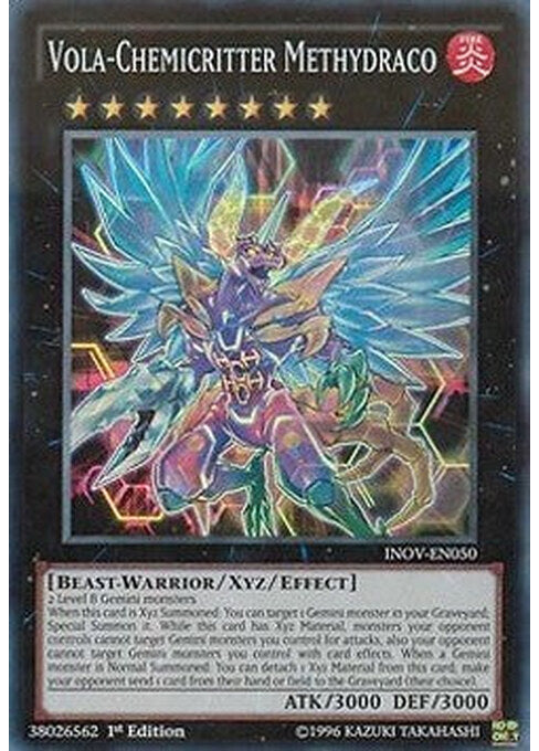 Vola-Chemicritter Methydraco — Invasion: Vengeance (INOV-050) Yu-Gi-Oh! card Imagen principal del producto