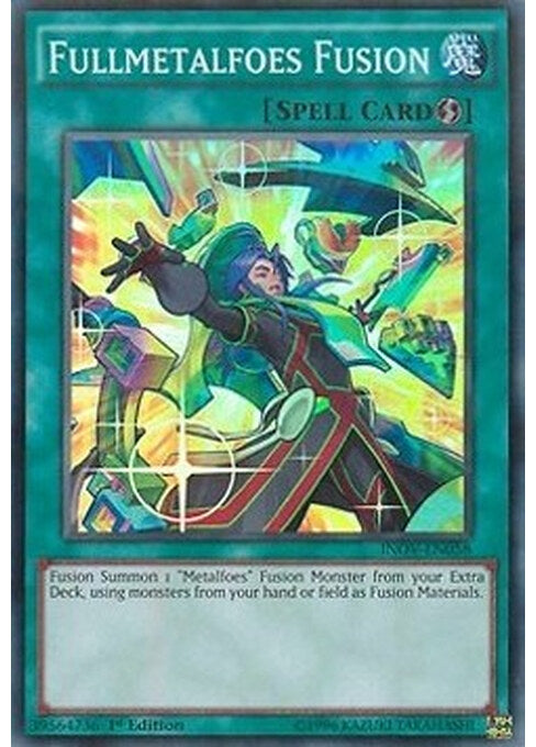 Fullmetalfoes Fusion — Invasion: Vengeance (INOV-058) Yu-Gi-Oh! card Imagen principal del producto