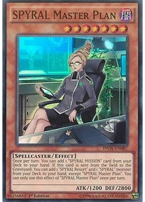 SPYRAL Master Plan — Invasion: Vengeance (INOV-087) Yu-Gi-Oh! card Imagen principal del producto