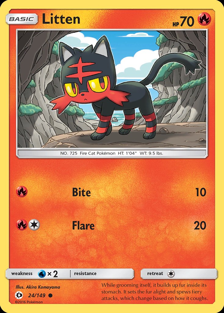 Litten - Sun & Moon (Common) [SUM-24] Hoofdafbeelding