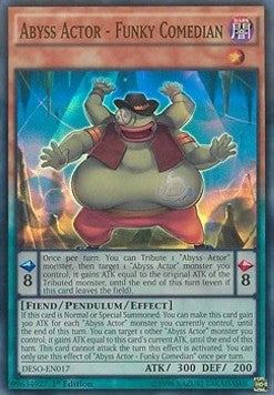 Abyss Actor - Funky Comedian - Destiny Soldiers (Super Rare) [DESO-017] Hover Image