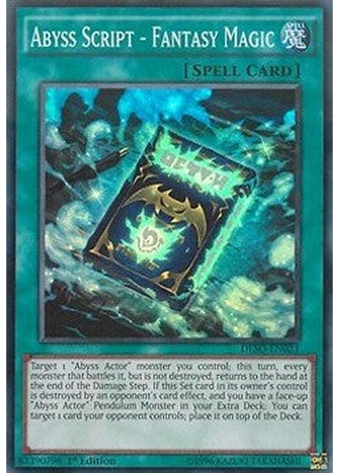 Abyss Script - Fantasy Magic — Destiny Soldiers (DESO-023) Yu-Gi-Oh! card Imagen principal del producto