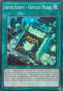 Abyss Script - Fantasy Magic - Destiny Soldiers (Super Rare) [DESO-023] Hover Image