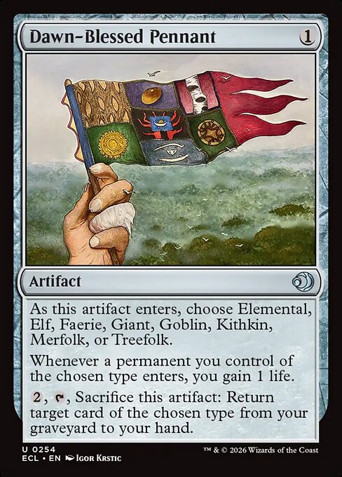 Dawn-Blessed Pennant – Lorwyn Eclipsed (ECL-254) Magic: The Gathering card