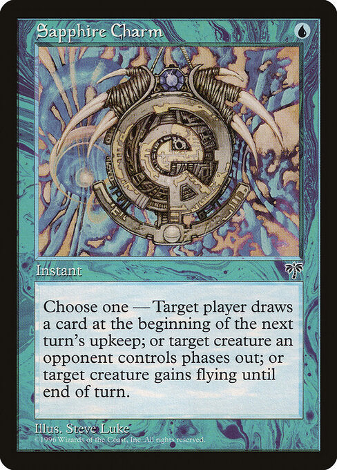 Sapphire Charm – Mirage (MIR-89) Magic: The Gathering card | LC-REM-20260804-15846242287948-2944e5df-eef9-42be-a591-5ac15e306ad8