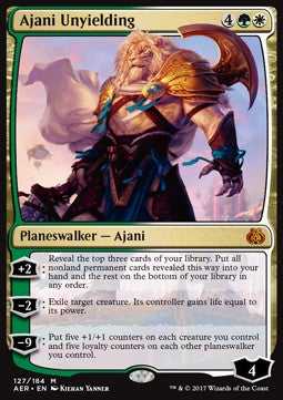 Ajani Unyielding - Aether Revolt (Mythic) [AER-127] Imagen principal del producto