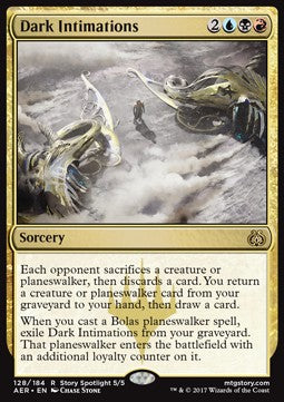 Dark Intimations - Aether Revolt (Rare) [AER-128] Imagen principal del producto