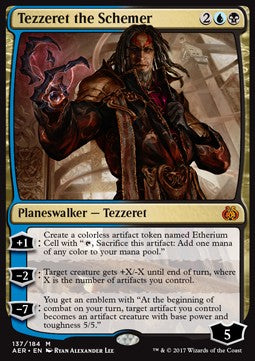 Tezzeret the Schemer - Aether Revolt (Mythic) [AER-137] Hover Image