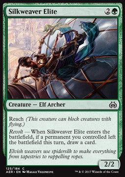 Silkweaver Elite - Aether Revolt (Common) [AER-125] Hover Image