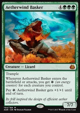Aetherwind Basker - Aether Revolt (Mythic) [AER-104] Imagen principal del producto
