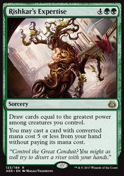Rishkar's Expertise - Aether Revolt (Rare) [AER-123] Hover Image