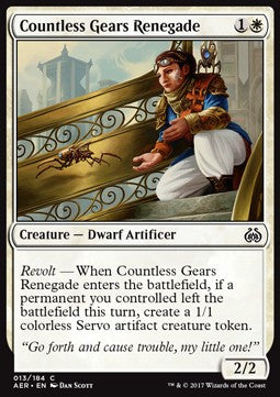 Countless Gears Renegade - Aether Revolt (Common) [AER-13] Hover Image