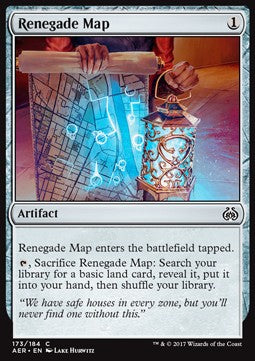 Renegade Map - Aether Revolt (Common) [AER-173] Immagine principale del prodotto