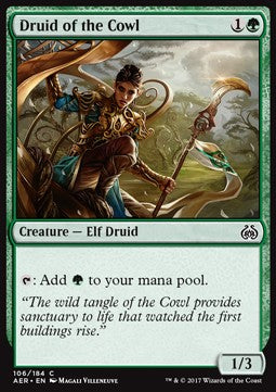Druid of the Cowl - Aether Revolt (Common) [AER-106] Hover Image