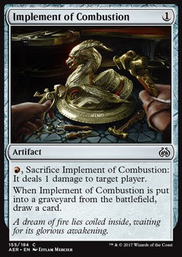 Implement of Combustion - Aether Revolt (Common) [AER-155] Imagen principal del producto