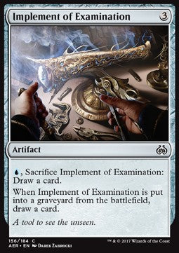 Implement of Examination - Aether Revolt (Common) [AER-156] Immagine principale del prodotto