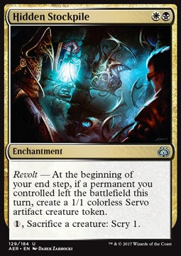 Hidden Stockpile - Aether Revolt (Uncommon) [AER-129] Hauptbild