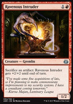 Ravenous Intruder - Aether Revolt (Uncommon) [AER-94] Immagine principale del prodotto