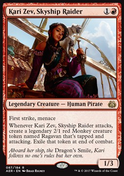 Kari Zev, Skyship Raider - Aether Revolt (Rare) [AER-87] Hover Image