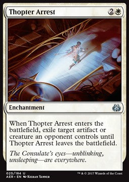 Thopter Arrest - Aether Revolt (Uncommon) [AER-25] Imagen principal del producto