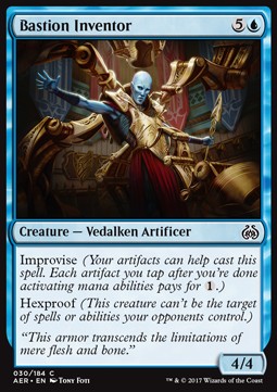 Bastion Inventor - Aether Revolt (Common) [AER-30] Hover Image