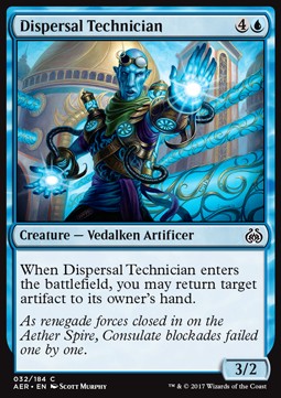 Dispersal Technician - Aether Revolt (Common) [AER-32] Immagine principale del prodotto