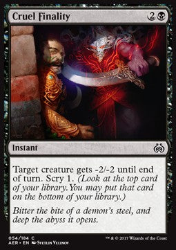 Cruel Finality - Aether Revolt (Common) [AER-54] Immagine principale del prodotto